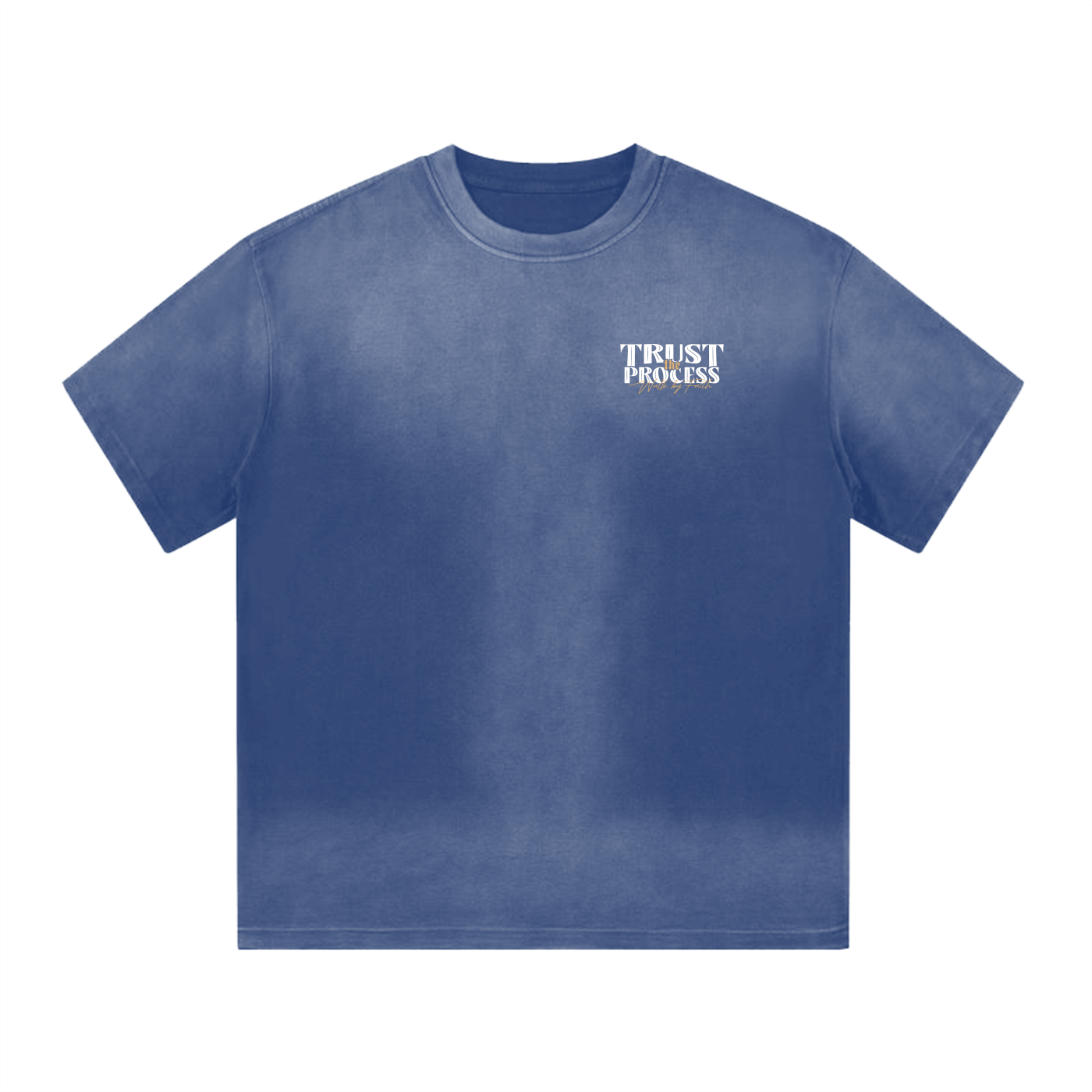 Trust the Process "Origin" Washed Blue T-shirt