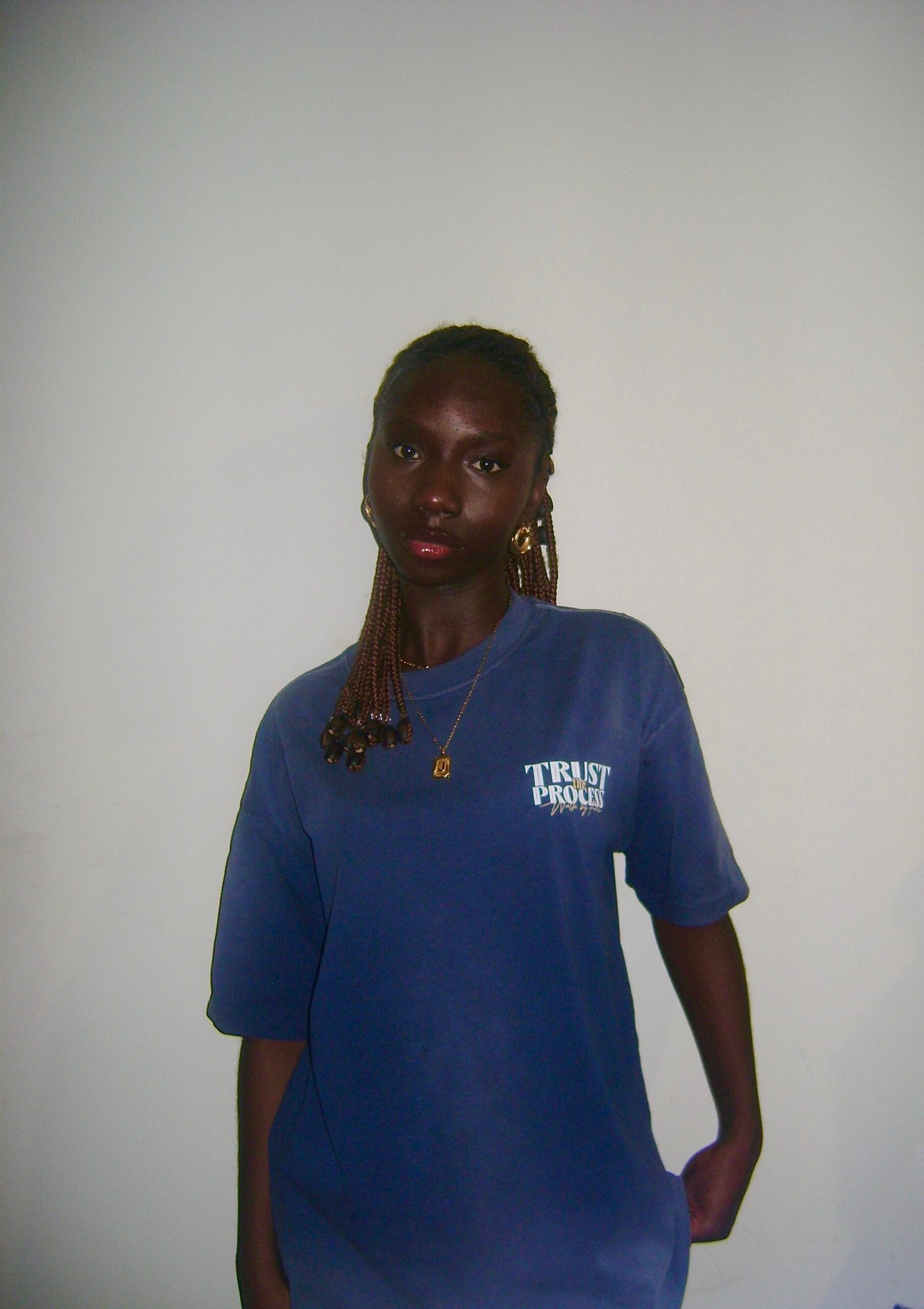 Trust the Process "Origin" Washed Blue T-shirt - Image 3