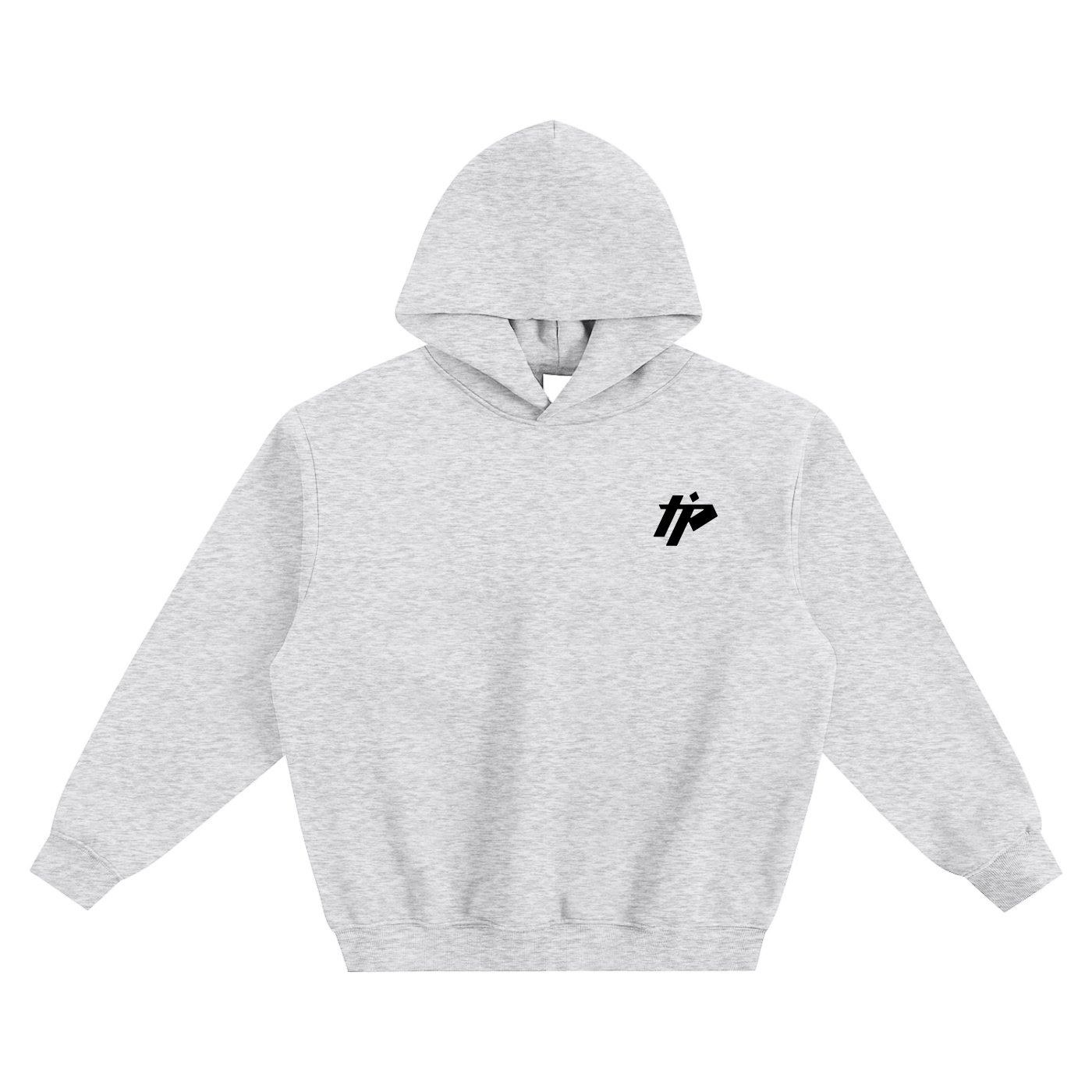 Trust the Process Grey Boxy Hoodie